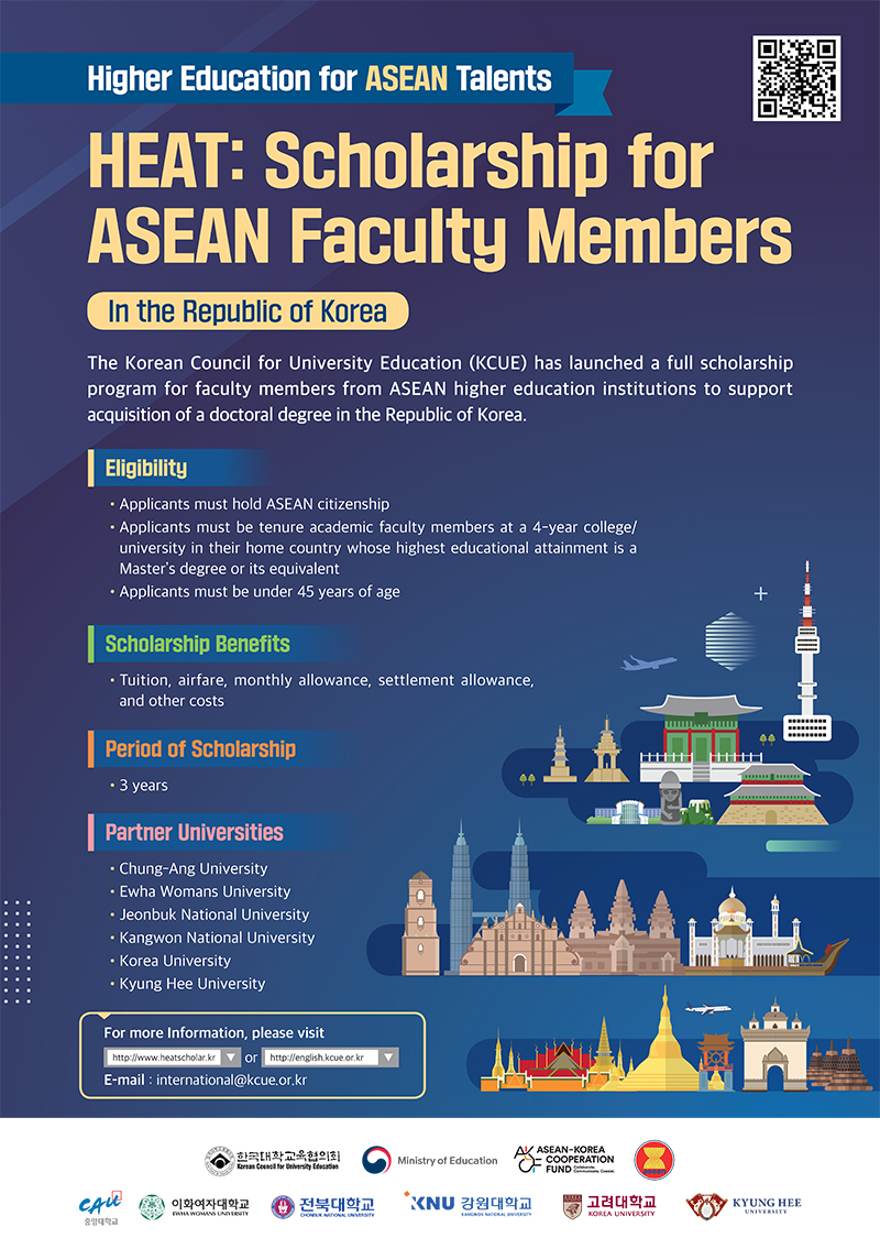 HEAT: Scholarship for ASEAN Faculty Members